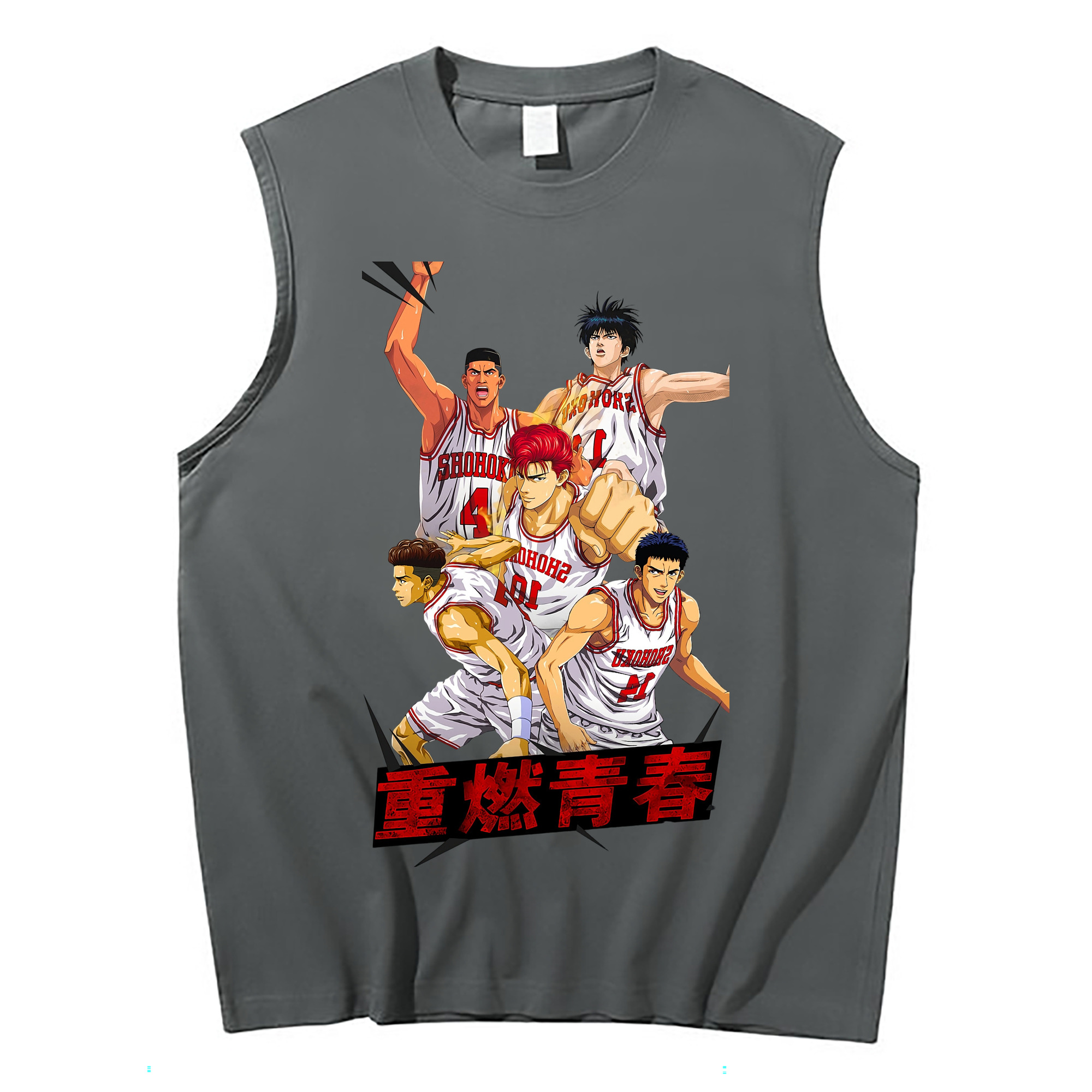 （画像用） SLAM DUNK／スラムダンク コットン100％タンクトップ（フロントプリント）